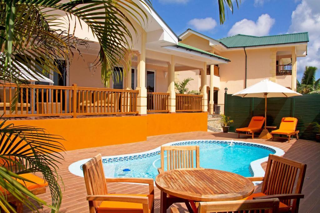 The Palm Seychelles Appartement Bel Ombre Kamer foto