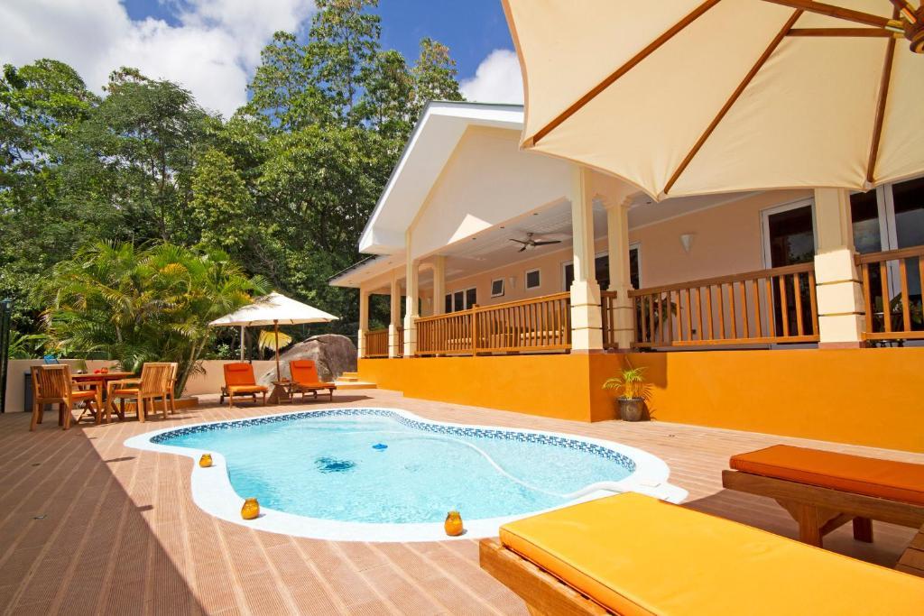 The Palm Seychelles Appartement Bel Ombre Kamer foto